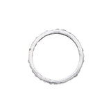 Edwardian Platinum & Rose Cut Diamond Eternity Band 0.90ctw