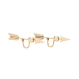 Art Deco 14k Shooting Arrow Earrings