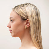 TIFFANY & CO. Estate 18k Star Clip-On Earrings
