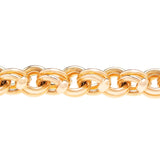 Retro 18k Gold Fancy Link Bracelet 30.2g