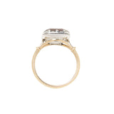 Georgian 14k Stuart Crystal Ring
