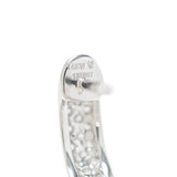 Estate 14k Pavé Diamond Hoop Earrings .57ctw