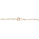 Victorian 14k Enamel + Diamond Heart Locket w/ Seed Pearl Chain