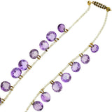 Late Victorian Seed Pearl & Amethyst Necklace
