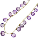 Late Victorian Seed Pearl & Amethyst Necklace