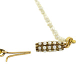Late Victorian Seed Pearl & Amethyst Necklace