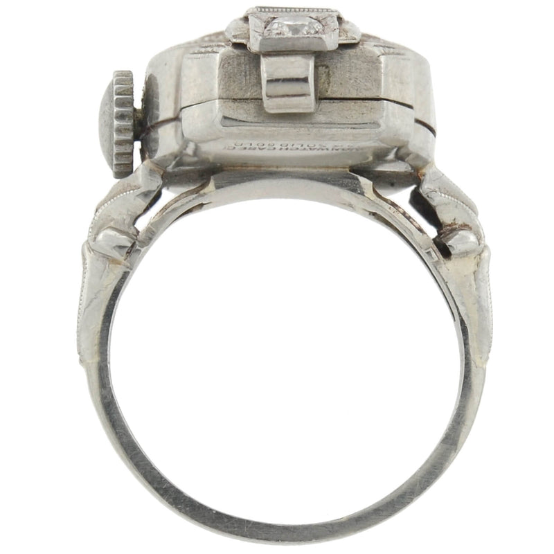 Diamond shop ring watch