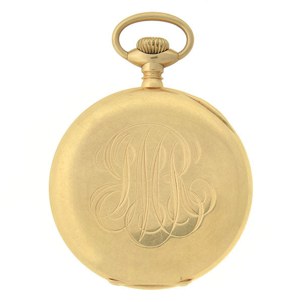 WALTHAM Victorian 14kt Gold Pocket Watch Retailed by Bailey, Banks & Biddle