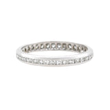 Art Deco 18kt Single Cut Diamond Eternity Band 0.50ctw