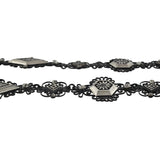 Georgian Berlin Iron + Cut Steel Necklace and Earring Set