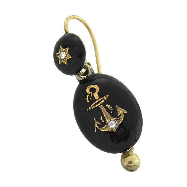chanel anchor earrings