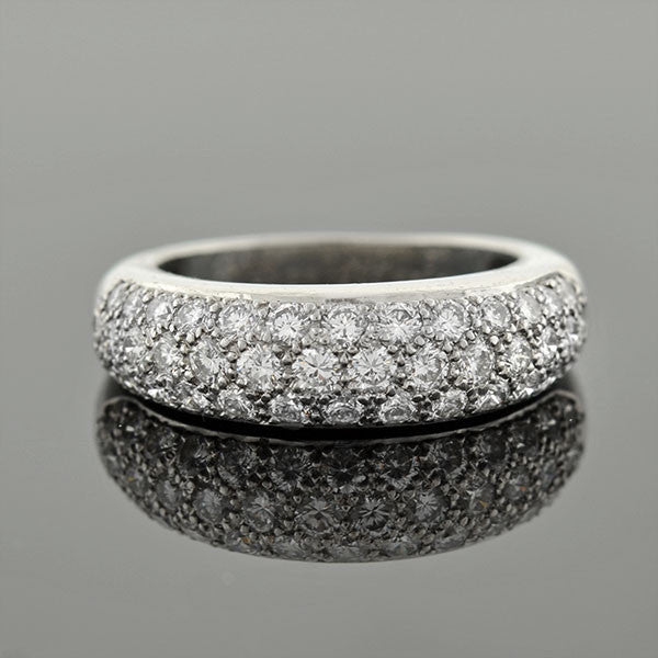 Kwiat | Moonlight 6-Row Ring with Pavé Diamonds in 18K White Gold - Kwiat