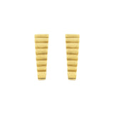 CARTIER Estate 18kt Fluted Stirrup Cufflinks
