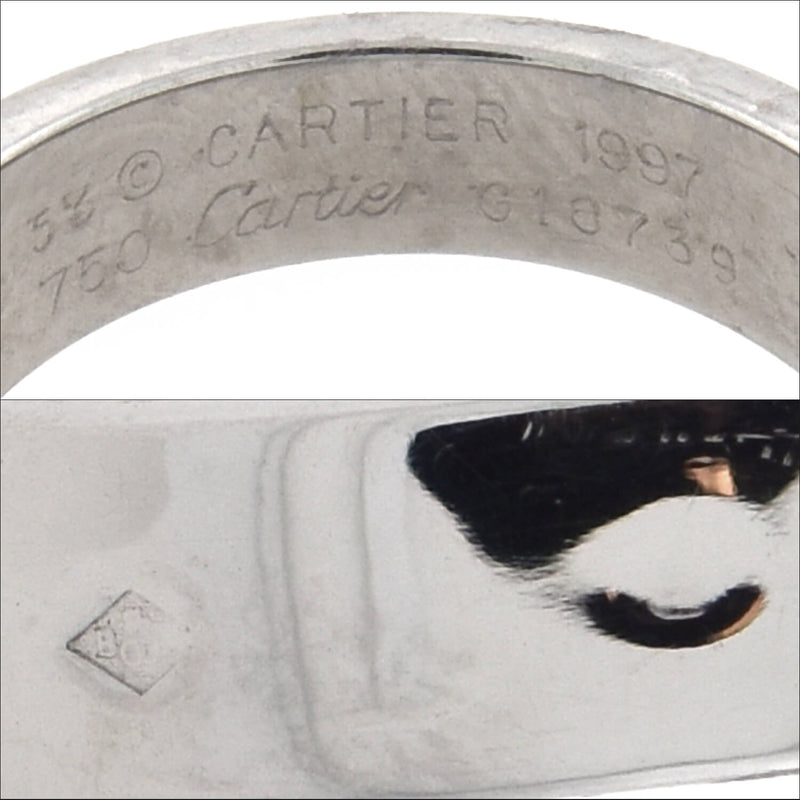 CARTIER Vintage 18kt Cabochon Moonstone Ring