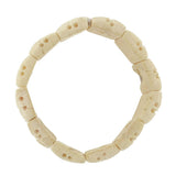 Retro Hand-Carved Bone Panel Link Bracelet