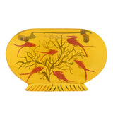 Retro Reverse Carved Apple Juice Fish Bowl Bakelite Pin