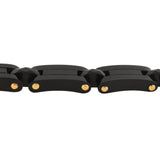 Victorian 14kt Carved Onyx Line Bracelet