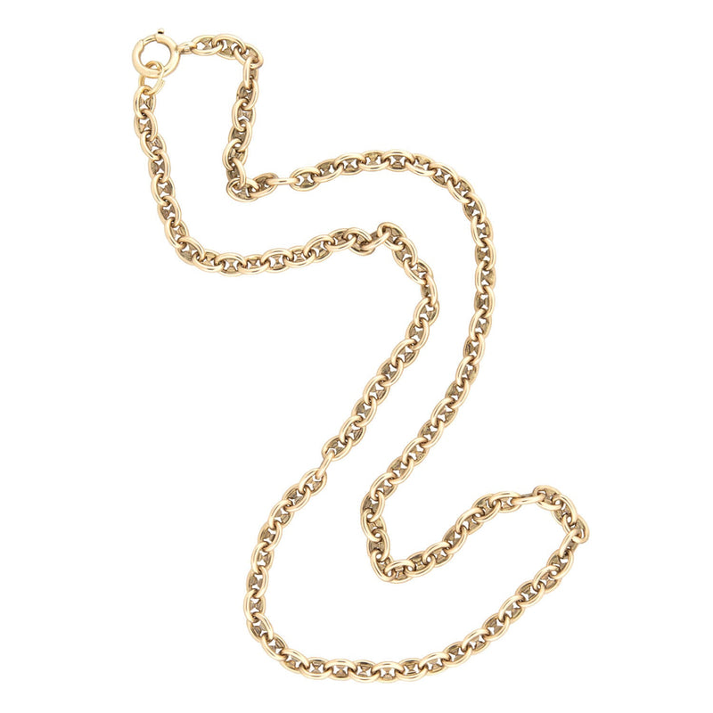 Victorian 9k Petite Mariner Link Necklace