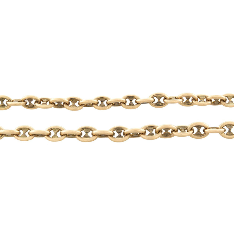 Victorian 9k Petite Mariner Link Necklace