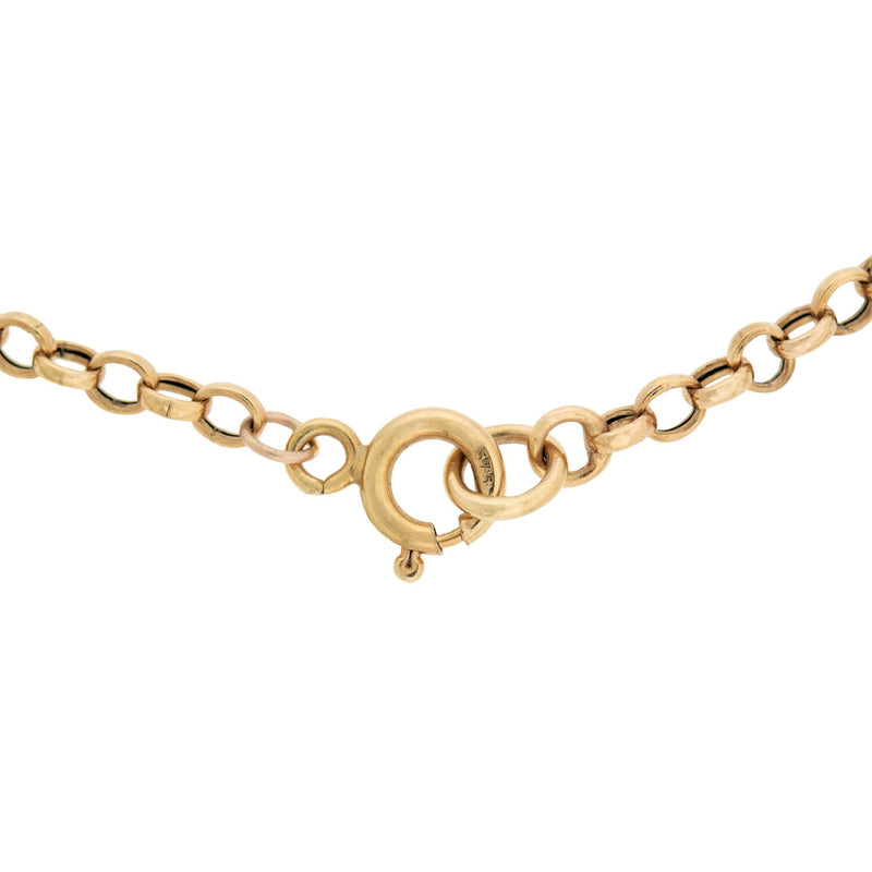 Estate Mixed Gold Indian Head Coin Festoon Necklace