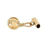 Vintage 18kt Bamboo Motif Double-Sided Cufflinks