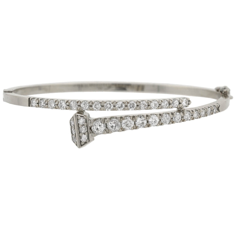 925 Sterling Silver Moissanite Gemstone Band Cartier Bracelet at Rs 150 |  सोने के कंगन in Jaipur | ID: 26273865933