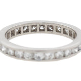 Art Deco Platinum Diamond Eternity Band 1.25ctw