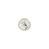 Estate Platinum/14kt + Diamond Stud Earrings 0.85ctw