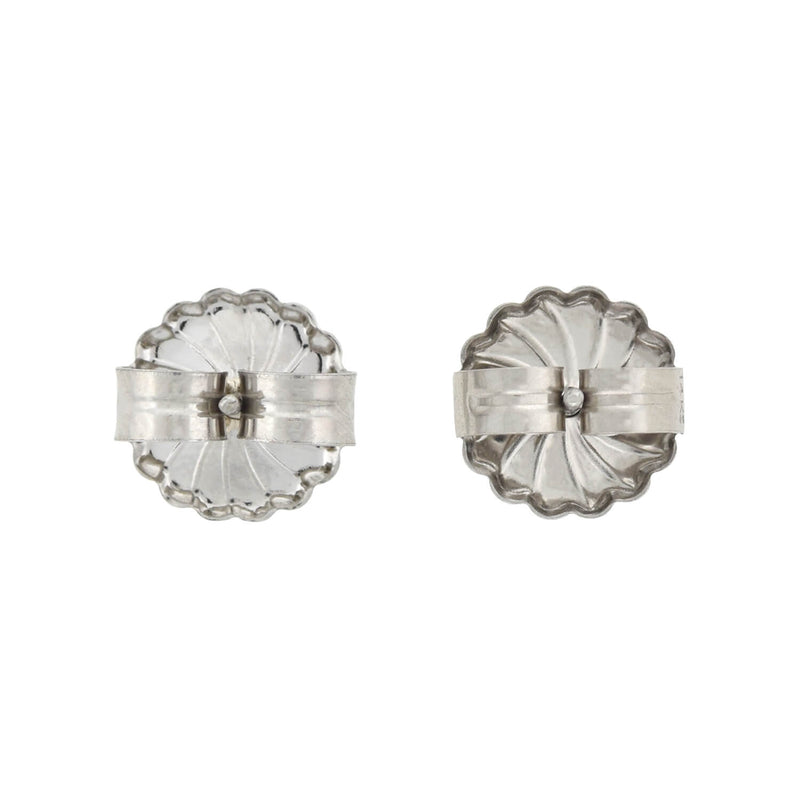 Estate Platinum/14kt + Diamond Stud Earrings 2.27ctw