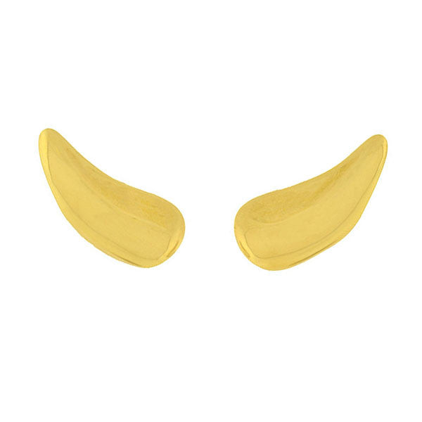 TIFFANY & CO. ELSA PERETTI Estate 18kt Gold Comma Clip Earrings