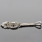 Edwardian Platinum & Diamond Filigree Pendant 0.40ctw