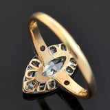 Edwardian 18kt Platinum Marquise Diamond Ring 0.65ct