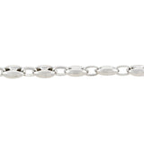 Estate Sterling "Gucci Style" Anchor Link Chain Necklace 36.5"
