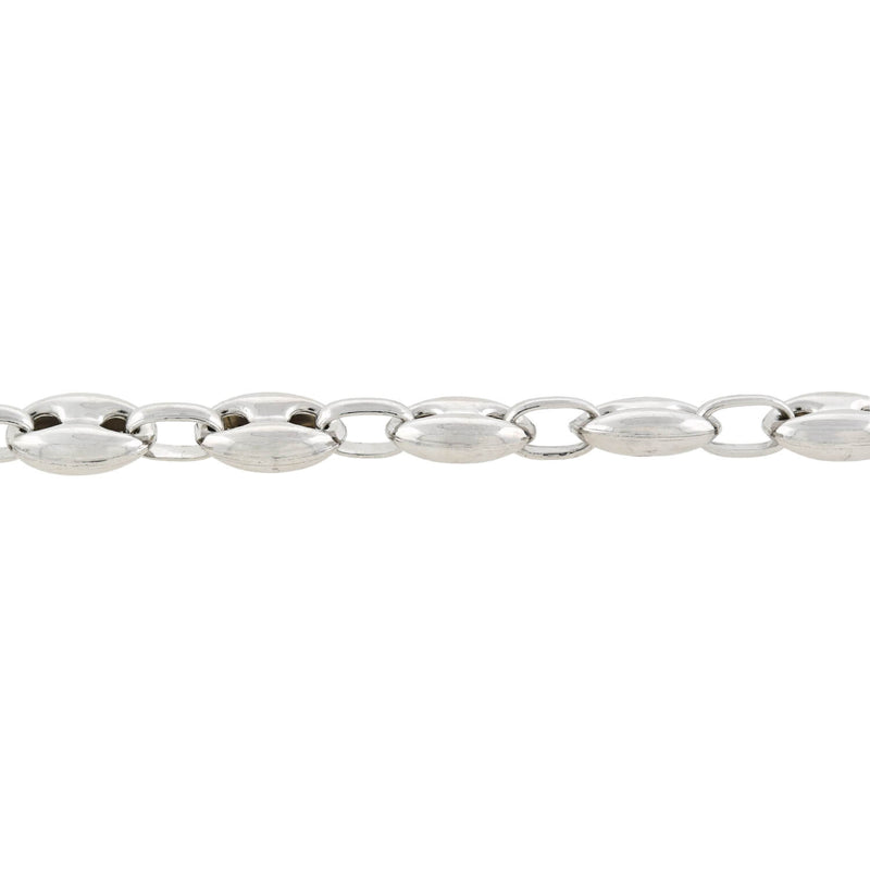 Estate Sterling "Gucci Style" Anchor Link Chain Necklace 36.5"
