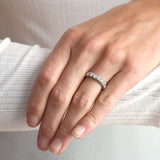 Retro Platinum Diamond Eternity Band 2.50ctw
