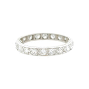 Art Deco Platinum Diamond Eternity Band