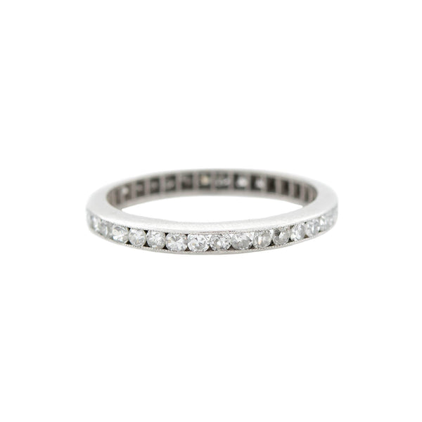 Edwardian Platinum Diamond Eternity Band 0.70ctw