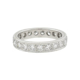 Estate Platinum + Diamond Eternity Band 2.00ctw