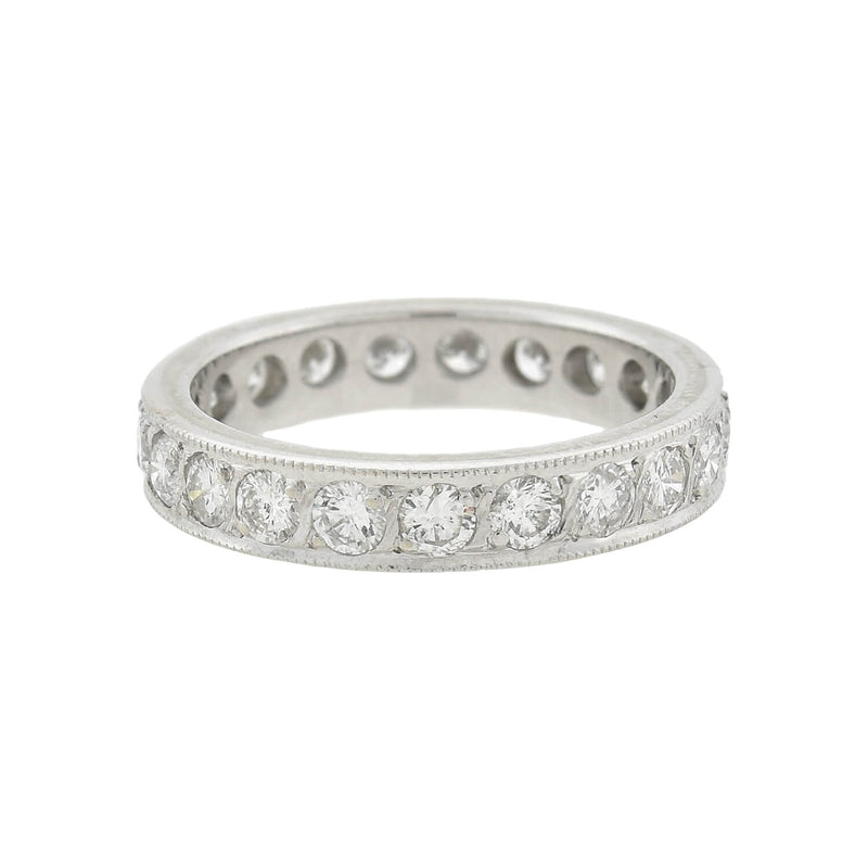 Estate Platinum + Diamond Eternity Band 2.00ctw