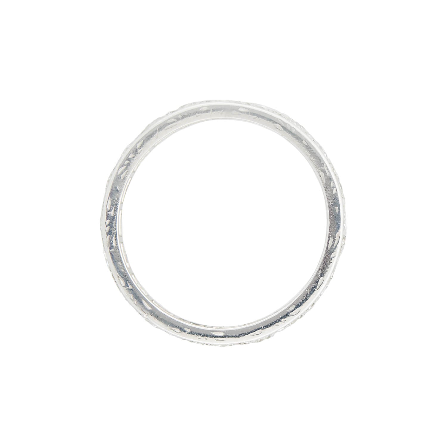 Art Deco Platinum Diamond Eternity Band