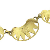 FAHRNER Vintage Sterling Gilt & Marcasite Necklace