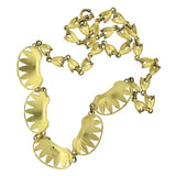 FAHRNER Vintage Sterling Gilt & Marcasite Necklace