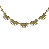 FAHRNER Vintage Sterling Gilt & Marcasite Necklace