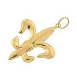 Late Victorian 14kt Fleur De Lys Pendant