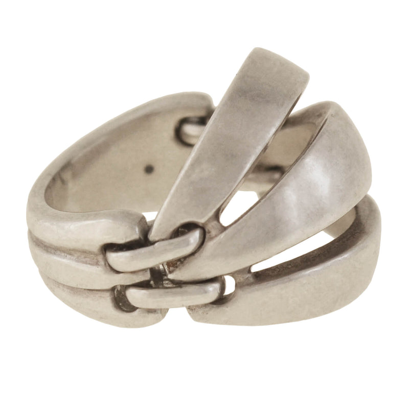 GEORG JENSEN Vintage Sterling Silver "Melon" Ring No. 427