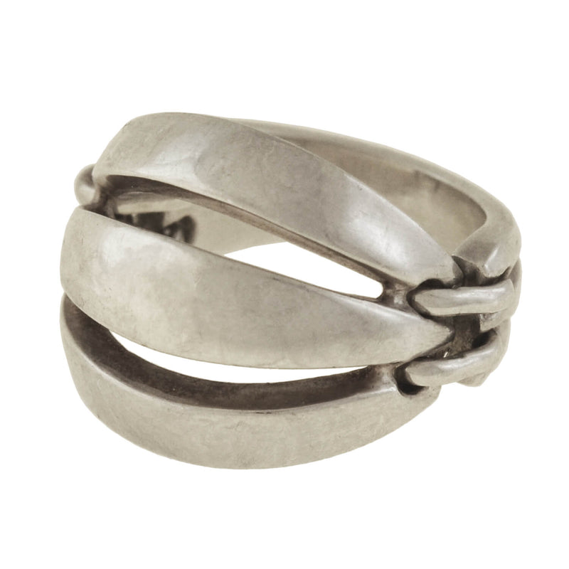 GEORG JENSEN Vintage Sterling Silver "Melon" Ring No. 427