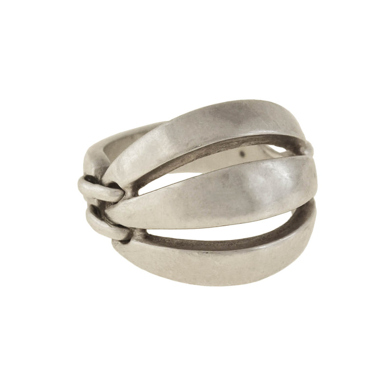 GEORG JENSEN Vintage Sterling Silver "Melon" Ring No. 427