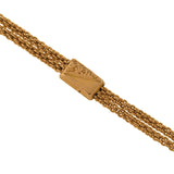 Victorian Gold-Filled Watch Chain + Brass Charm Bracelet