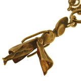 Victorian Gold-Filled Watch Chain + Brass Charm Bracelet