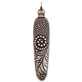 GORHAM Victorian Large Sterling Repousse Perfume Bottle